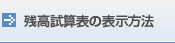 残高試算表の表示方法